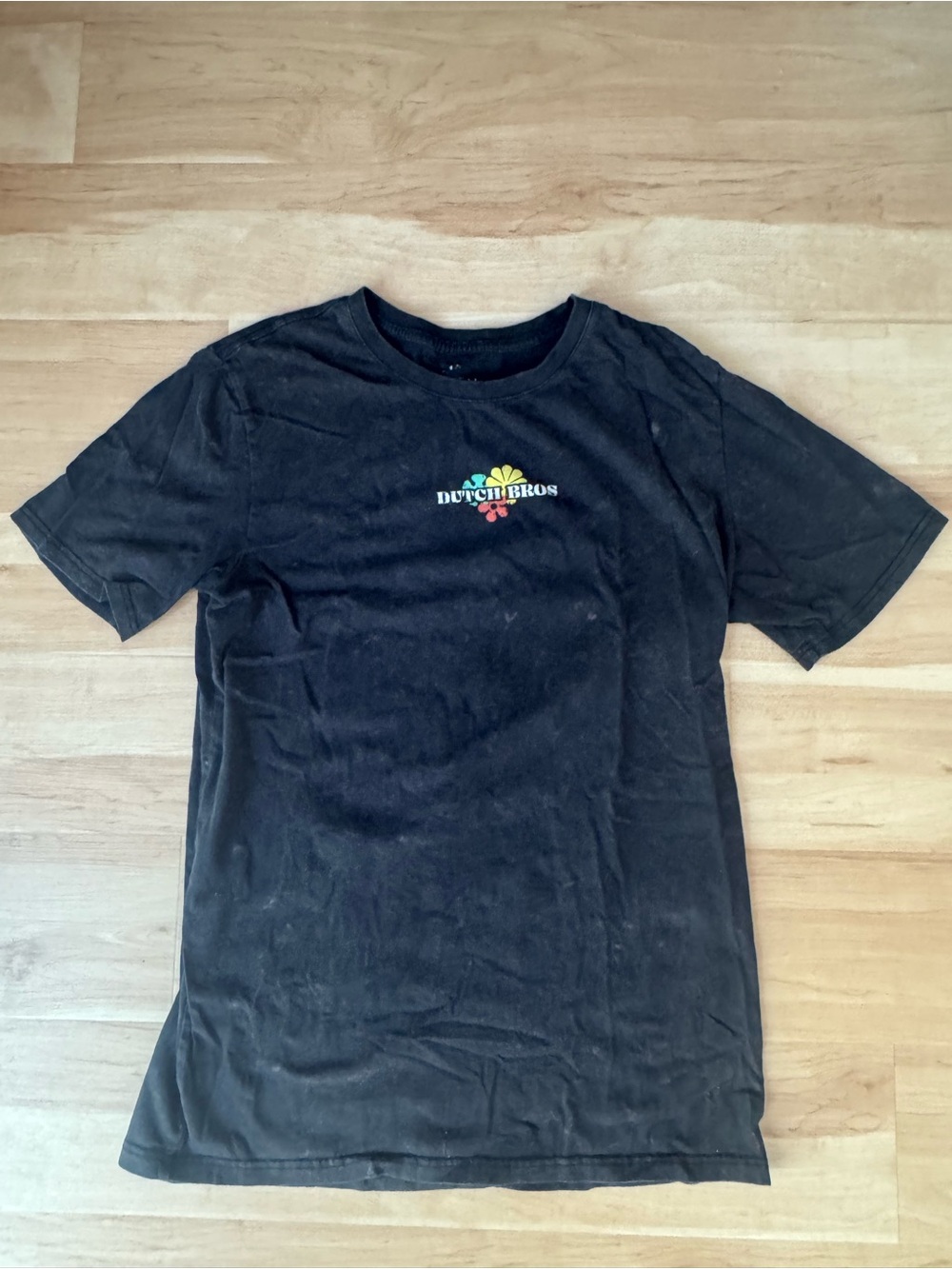 Dutch Bros Acid Wash Black Tee